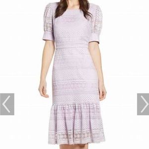 Rachel Parcell Light Purple Lace Dress (L)